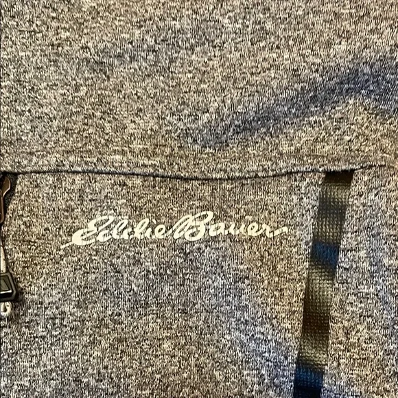 Eddie Bauer Charcoal Gray Quarter-Zip First Ascent Men’s S - Picture 4 of 12